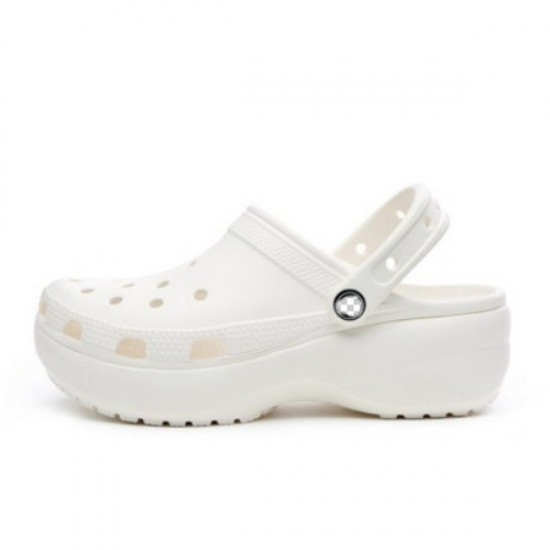 Cross Cloud Crocs, Summer Mid-Heel Women's Wading Beach Shoes, Women's Height-Increasing Thick-Sole Sandals 206750 Cross Cloud Crocs, Summer Mid-Heel Women's Wading Beach Shoes, Women's Height-Increasing Thick-Sole Sandals 206750