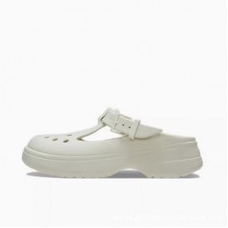 Cross Mary Jane Women's Crocs, Thick-Sole Height-Increasing Women's Summer New Non-Slip Beach Shoes 210581