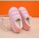 Waterproof and Non-Slip Cotton Slippers for Men and Women, Thick-Sole, Winter Home Warm Couple Plush Shoes Waterproof and Non-Slip Cotton Slippers for Men and Women, Thick-Sole, Winter Home Warm Couple Plush Shoes