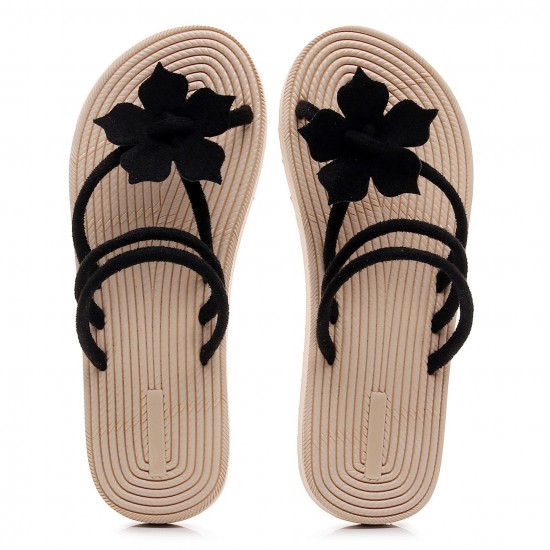 Cross-border Korean-style women's flip-flops with a grass pattern, trendy and lightweight floral print for summer wear Cross-border Korean-style women's flip-flops with a grass pattern, trendy and lightweight floral print for summer wear