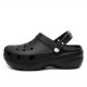Cross Cloud Crocs, Summer Mid-Heel Women's Wading Beach Shoes, Women's Height-Increasing Thick-Sole Sandals 206750 Cross Cloud Crocs, Summer Mid-Heel Women's Wading Beach Shoes, Women's Height-Increasing Thick-Sole Sandals 206750