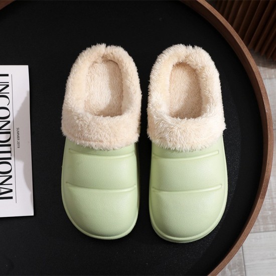2023 New Cross-Border Winter Couple Midnight Warm Moon Goodnight Clock Cotton Slippers 2023 New Cross-Border Winter Couple Midnight Warm Moon Goodnight Clock Cotton Slippers