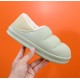 Waterproof and Non-Slip Cotton Slippers for Men and Women, Thick-Sole, Winter Home Warm Couple Plush Shoes Waterproof and Non-Slip Cotton Slippers for Men and Women, Thick-Sole, Winter Home Warm Couple Plush Shoes