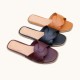 Factory high-quality women's shoes, ready for export, flat fashionable buckle women's slippers Factory high-quality women's shoes, ready for export, flat fashionable buckle women's slippers