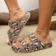 New summer zebra-printed couples' slippers. Indoor and outdoor dual-use EVA sandals New summer zebra-printed couples' slippers. Indoor and outdoor dual-use EVA sandals