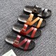 Wholesale Ladies Slippers Women's Summer Slippers, Fashionable Square-buckle Beach Shoes, Thick-soled Slippers Wholesale Ladies Slippers Women's Summer Slippers, Fashionable Square-buckle Beach Shoes, Thick-soled Slippers