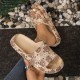 Cool and comfortable summer sandals with star prints, couples' slippers for both home and outdoor use Cool and comfortable summer sandals with star prints, couples' slippers for both home and outdoor use