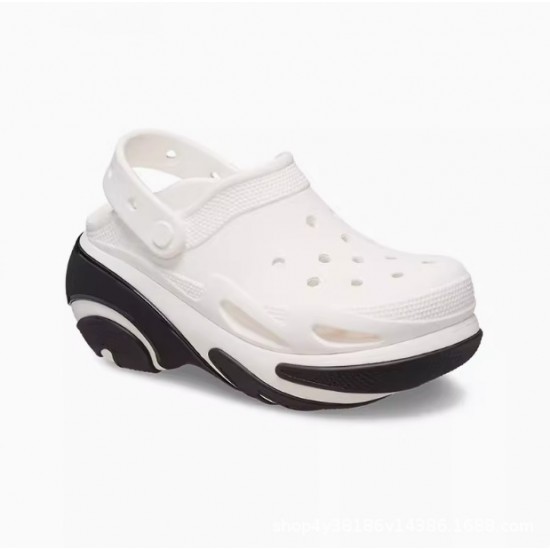 Cross New Women's Casual Thick-Sole Shell Puff Crocs, Height-Increasing Outdoor Non-Slip Beach Shoes 210061 Cross New Women's Casual Thick-Sole Shell Puff Crocs, Height-Increasing Outdoor Non-Slip Beach Shoes 210061