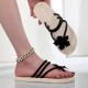 Cross-border Korean-style women's flip-flops with a grass pattern, trendy and lightweight floral print for summer wear Cross-border Korean-style women's flip-flops with a grass pattern, trendy and lightweight floral print for summer wear
