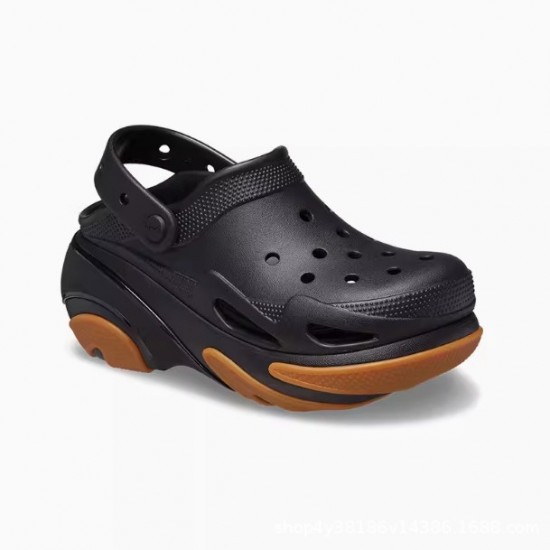 Cross New Women's Casual Thick-Sole Shell Puff Crocs, Height-Increasing Outdoor Non-Slip Beach Shoes 210061 Cross New Women's Casual Thick-Sole Shell Puff Crocs, Height-Increasing Outdoor Non-Slip Beach Shoes 210061