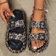 Best-Selling Cross-Border Leopard Print Beach Slippers, Summer Outdoor Couple's Sandals, Wholesale Thick-Sole Buckle Sandals Best-Selling Cross-Border Leopard Print Beach Slippers, Summer Outdoor Couple's Sandals, Wholesale Thick-Sole Buckle Sandals