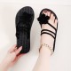 Cross-border Korean-style women's flip-flops with a grass pattern, trendy and lightweight floral print for summer wear Cross-border Korean-style women's flip-flops with a grass pattern, trendy and lightweight floral print for summer wear