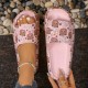 Summer casual sandals with bear prints, couples' slippers for both home and outdoor use Summer casual sandals with bear prints, couples' slippers for both home and outdoor use