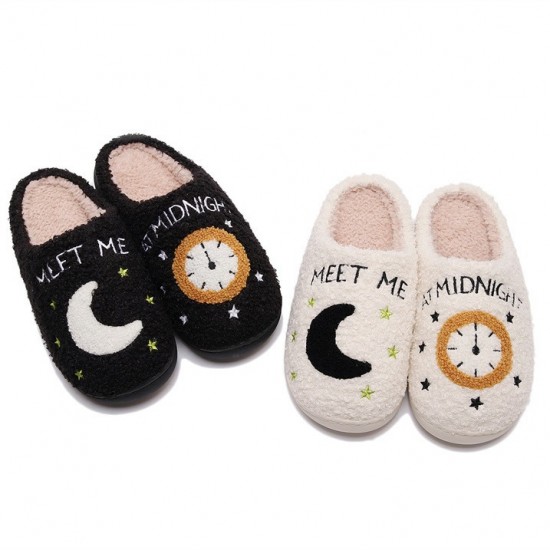 New Style Home Cute Cartoon Smiley Santa Hat Christmas Tree Cotton Slippers for Men and Women New Style Home Cute Cartoon Smiley Santa Hat Christmas Tree Cotton Slippers for Men and Women