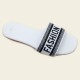 In-stock wholesale women's shoes, fashionable embroidered English strap flat sandals In-stock wholesale women's shoes, fashionable embroidered English strap flat sandals
