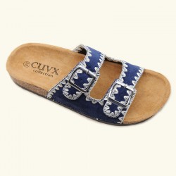 Suriname in-stock wholesale high-quality women's new summer thick-soled fashionable double-buckle Birkenstock slippers