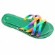 Cross-border flat open-toe flip-flops for women, colorful cross-strap casual and versatile beach sandals. Cross-border flat open-toe flip-flops for women, colorful cross-strap casual and versatile beach sandals.