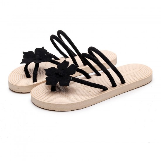 Cross-border Korean-style women's flip-flops with a grass pattern, trendy and lightweight floral print for summer wear Cross-border Korean-style women's flip-flops with a grass pattern, trendy and lightweight floral print for summer wear