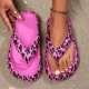 Best-selling herringbone slippers for outdoor wear in summer, fashionable and stylish thick-soled leopard-print couples' beach sandals. Best-selling herringbone slippers for outdoor wear in summer, fashionable and stylish thick-soled leopard-print couples' beach sandals.