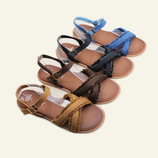 Manufacturer's spot new style women's sandals, cross-strap non-slip beach shoes, craft shoes, ladies sandals. Manufacturer's spot new style women's sandals, cross-strap non-slip beach shoes, craft shoes, ladies sandals.