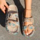New summer sandals, thick-soled, poop-feel-like, fashionable, double-breasted, letter print, couple's style. New summer sandals, thick-soled, poop-feel-like, fashionable, double-breasted, letter print, couple's style.
