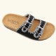 Suriname in-stock wholesale high-quality women's new summer thick-soled fashionable double-buckle Birkenstock slippers Suriname in-stock wholesale high-quality women's new summer thick-soled fashionable double-buckle Birkenstock slippers